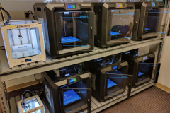 Some of the printers in the SWEM makerspace